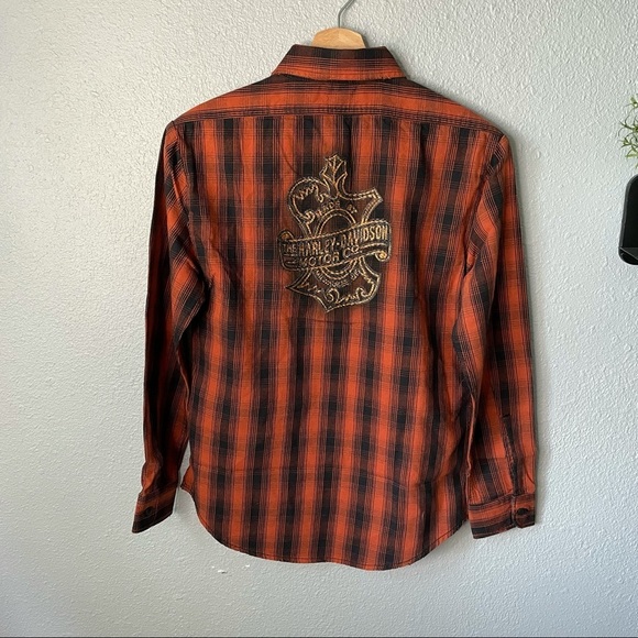 🆕 Harley Davidson Flannel size xs - Picture 7 of 10